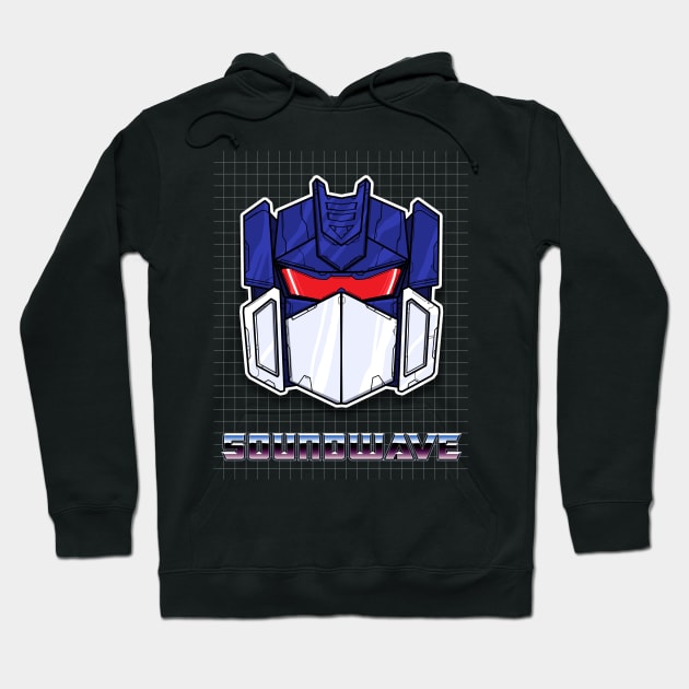 Transformers: Soundwave Hoodie by Evarcha